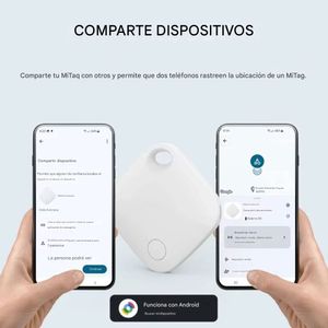 Localizador Bluetooth Proshopper iTAG, batería 9-12 meses, altavoz integrado, para llaves, maletas, mascotas, blanco