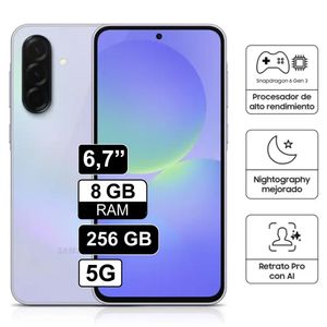 Celular Libre Samsung Galaxy A36 67 128GB 8GB RAM Violeta