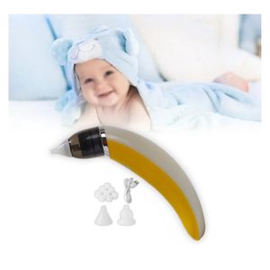 Aspirador Nasal Eléctrico Portátil Color Amarillo para Bebé