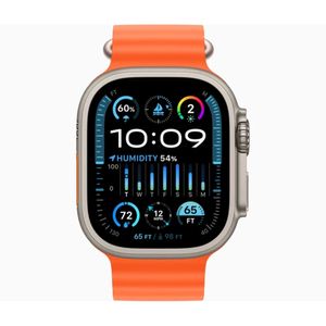 Apple Watch Ultra 2 GPS + Celullar 49mm | Case Natural + Ocean Band Naranja