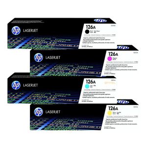 Kit Toner HP 126A Negro Cyan Magenta Amarillo