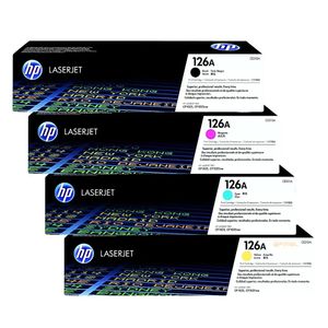 Kit Toner HP 126A Negro Cyan Magenta Amarillo