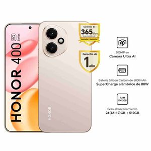 Smartphone HONOR 400 6.55" 12GB 512GB 200MP + 12MP Desert Gold