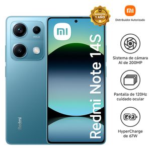 Smartphone XIAOMI Redmi Note 14S 6.67" 8GB 256GB 200MP+8MP+12MP Azul