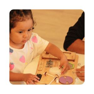 TABLERO SENSORIAL MONTESSORI