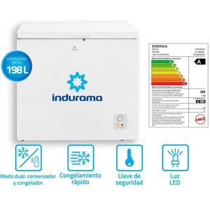 Congeladora Indurama 198 litros CI-220 BL