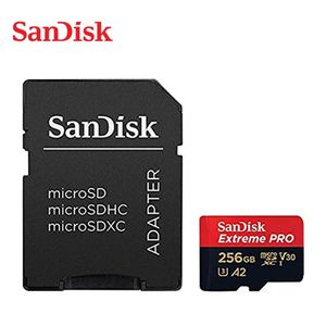 Sandisk Memoria Micro SD Extreme Pro 256GB 4k 200Mbs A2 U3