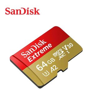Memoria MicroSD Sandisk Extreme64GB UHS-I Card U3 A2 170mbps