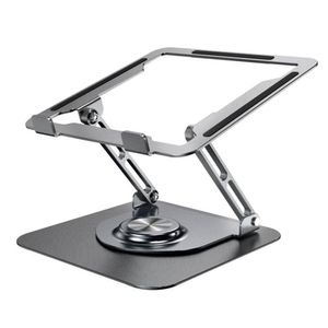Soporte de aluminio ST p-Laptop Base Giratoria Plegable HF147 DarkGrey