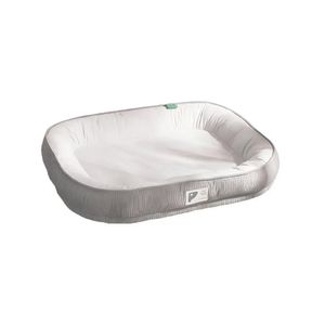 Cama Para Mascotas Extra Suave Gris Blanco - Talla M