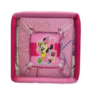 Corral para Bebes Acolchado Rosado