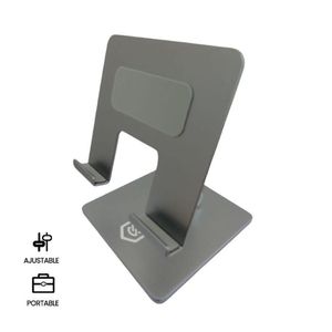 Soporte Para Tablet Corporativos S&T for Business Aluminio HS221-CS Gris  - Celular