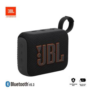 Parlante Jbl Bluetooth Altavoz GO 4 impermeable IP67 7hr Negro
