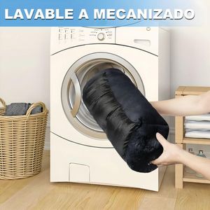 Cama Para Perros Antideslizante y Lavable Negro Talla XS