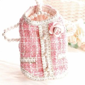 Ropa Para Perros Vestido Elegante Rosado - Talla XL