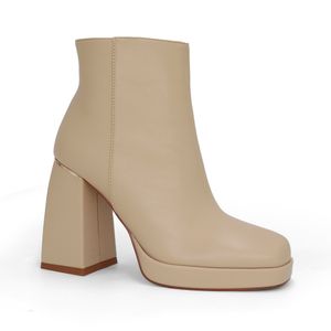 Botines Casuales  Mujer Chabely  25Q3-2YI010 Beige