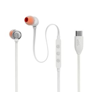 Audifonos JBL Tune 310c Pure Bass Conectividad Usb-C Con Micro Blanco