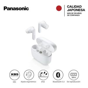 Audífonos Bluetooth TWS Panasonic RZ-B110 Blanco