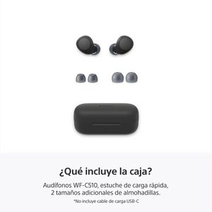 Sony Audífonos Inalámbricos True Wireless WF-C510 (Negro)