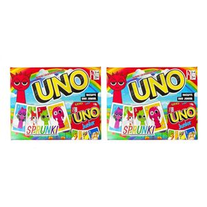 PACK 2 UNO – EDICIÓN SPRUNKI + UNO JUNIOR JUEGO DE CARTAS