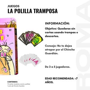 POLILLA TRAMPOSA -  UNO JUEGO DE CARTAS