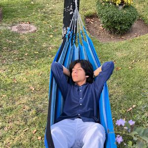 Hamacas Andina Color Azul de Algodón - Hamacas Lizaraso