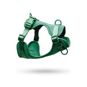 Pechera Para Perros Nailon Ajustable Verde - Talla M