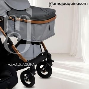 Coche Cuna «RONDA PRIME» con Porta bebé Gray