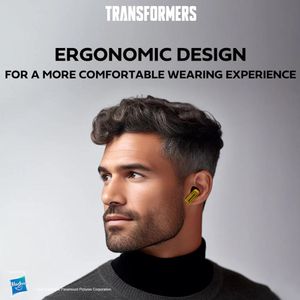 Audífonos TRANSFORMERS TF-T31 True Wireless Bumblebee Yellow