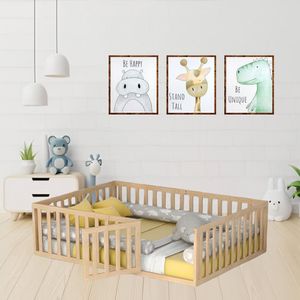 Cama Montessori Evolutiva Creci 1 Plaza + Armado Gratis