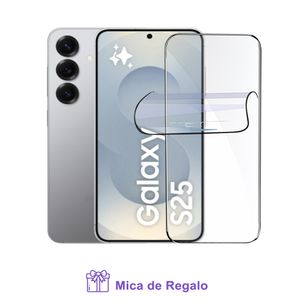 Samsung Galaxy S25 5G 12Gb Ram 128Gb Rom Silver Shadow con Mica Hidrogel