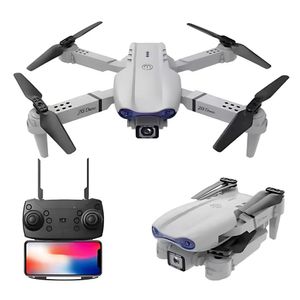 Dron E99 pro con Doble Cámaras 4k FHD WIFI + Estuche Gris