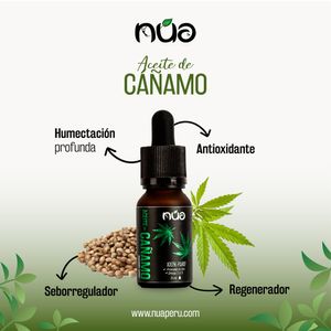 Aceite de cáñamo NUA 15 ml