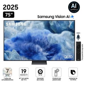 Televisor Samsung QLED 75" Visión AI Smart TV QN75Q8FAAGXPE