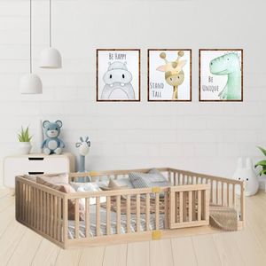 Cama Montessori Evolutiva Reyi 2 Plazas + Armado Gratis