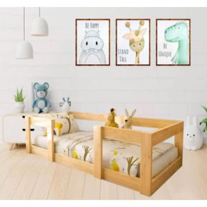 Cama Montessori Evolutiva Lalin Plaza y Media