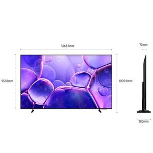 Televisor Samsung 75" Smart Crystal UHD 4K 75U8000FG 2025