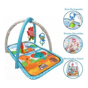 Gimnasio Para Bebe con Juguetes Elephant -Celeste