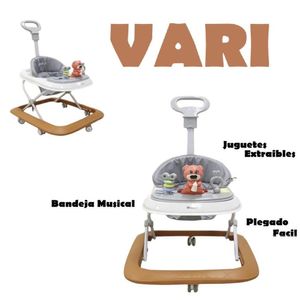 Andador Musical Para Bebe Didactico Vari-Rojo