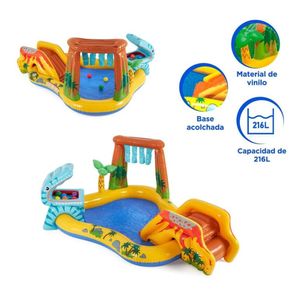 Centro de Juegos Inflable  Dinosaurio  249x191x109