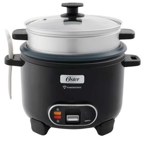 Olla Arrocera de 1.8 Lts Oster Funcion Sofrito con Vaporera CKSTRC10DFBLK