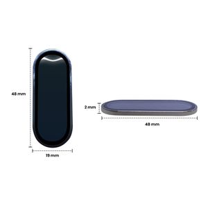 Protector de Cámara para Samsung A56, Transparente con borde negro