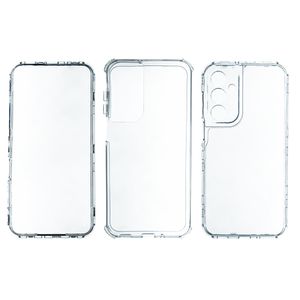 Case para Samsung a16, protección 360°, 3 capas, color transparente