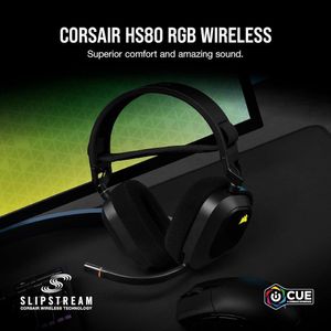 Auriculares Corsair HS80 RGB Negro Wireless Inmersivo