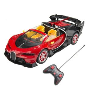 Carro Bugatti Rojo con Control Remoto y  Abre Puertas