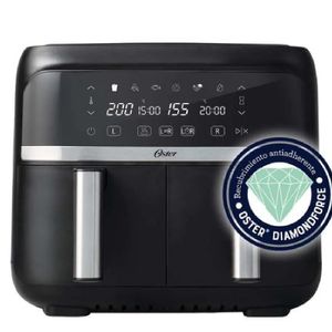 FREIDORA DE AIRE OSTER CKSTAF7MCDDF DUAL 7.6 LITROS