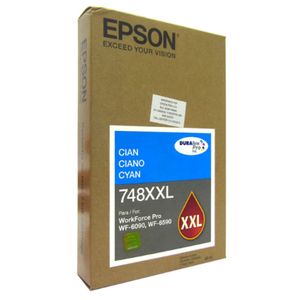 Tinta Epson  T748XXL220 Cian