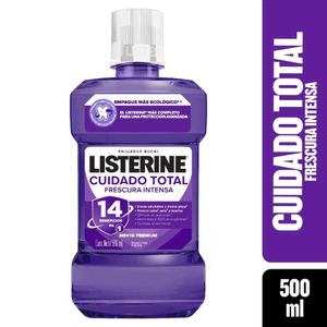 Enjuague Bucal Listerine Cuidado Total Menta Fresca 500ml