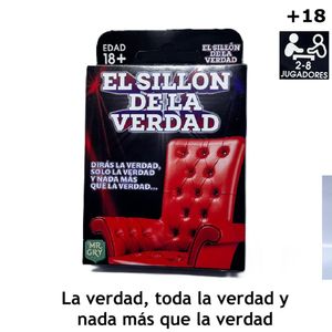 Juego de mesa Cartas el Sillón de la verdad