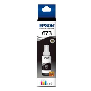 Botella Tinta Epson T673120 Negro